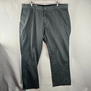 Volcom Pants Mens 40x27 Grey Chino Khaki Casual Skater True to This Corpo Class